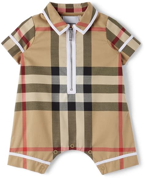 burberry kleid baby|burberry baby bodysuit.